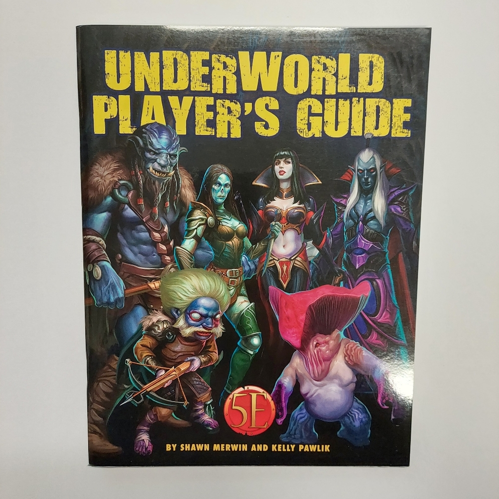 Dungeons & Dragons D&D DnD 5e Underworld Players Guide Softcover